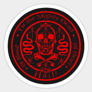 Seal of the Mighty Dead Sticker